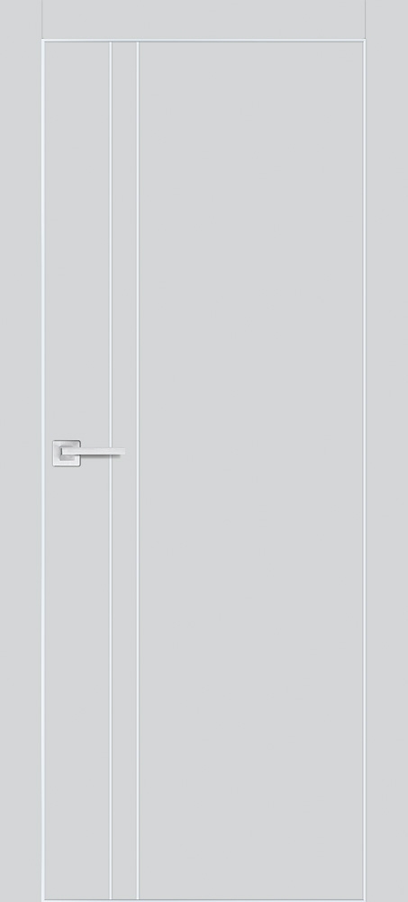 Фото Межкомнатная дверь ПХ-20  AL кромка с 4-х ст. Сапфир матовый